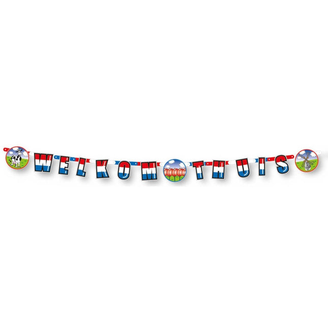 Welkom Thuis Letterslinger 2m - Partywinkel - 8714572074247