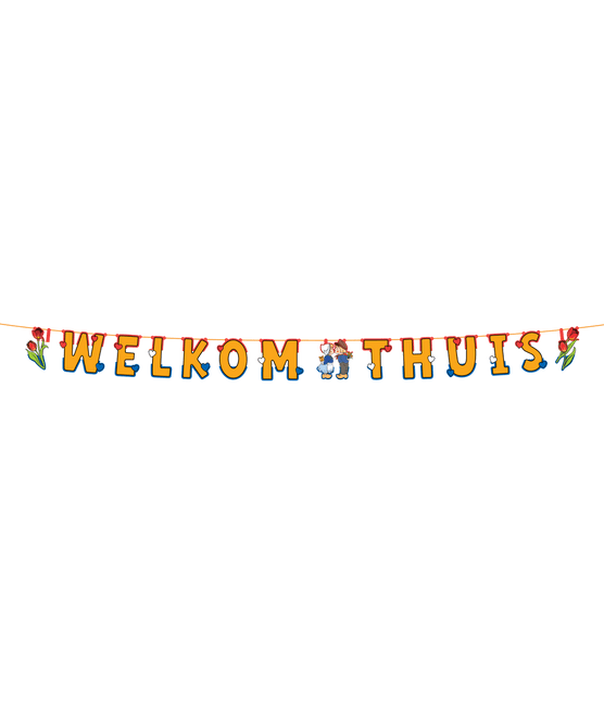 Welkom Thuis Letterslinger 3m - Partywinkel - 8716764244292