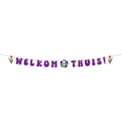 Welkom Thuis Letterslinger Tulpen 3m van WeFiesta koop je bij Partywinkel