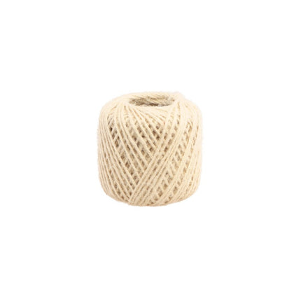 RUBAN DE JUTE BLANC 2 MM X 30 M
