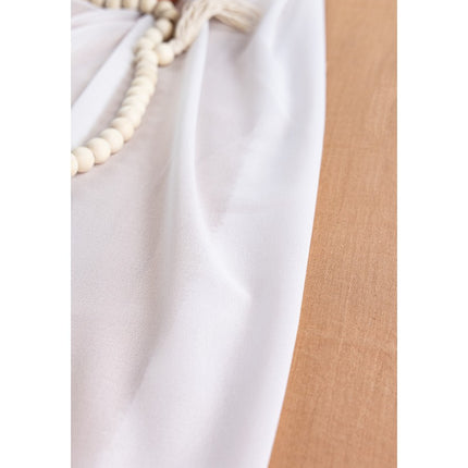 Chemin de table blanc 5m