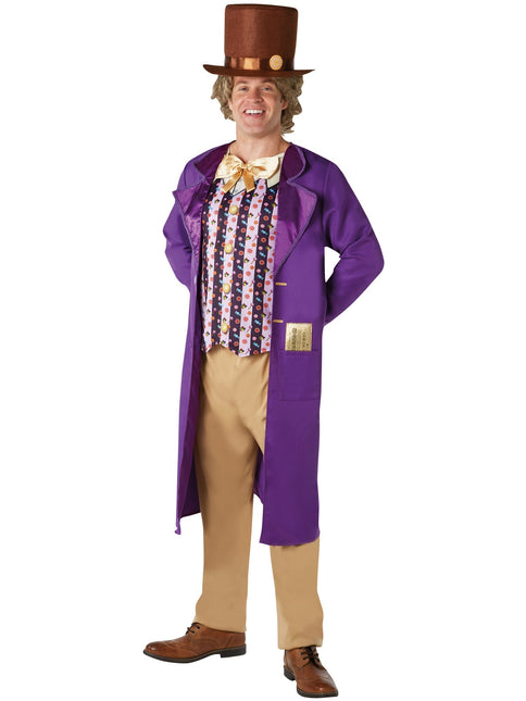 Costume Willy Wonka Homme violet