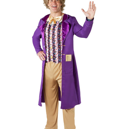 Costume Willy Wonka Homme violet