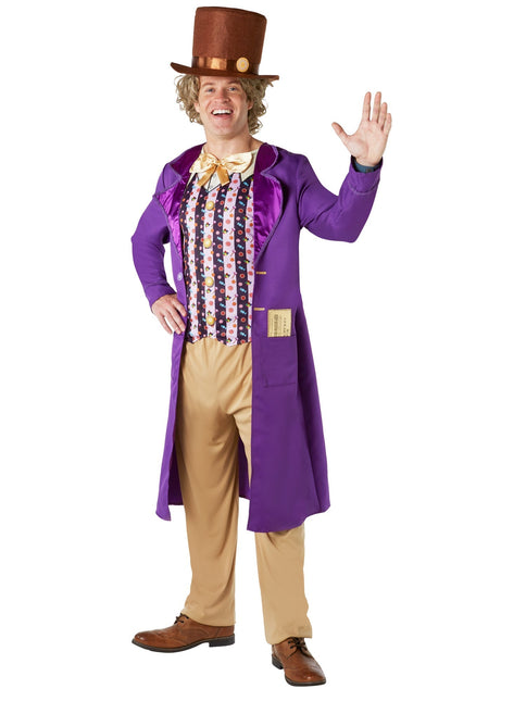 Costume Willy Wonka Homme violet