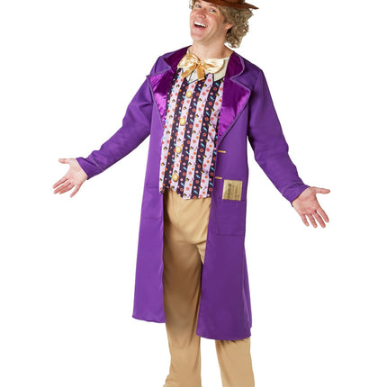 Costume Willy Wonka Homme violet