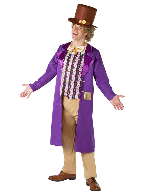 Costume Willy Wonka Homme violet