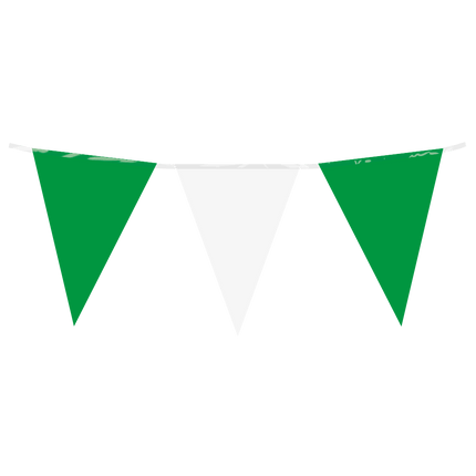 Wit Groene Slinger 10m - Partywinkel - 8716764245527