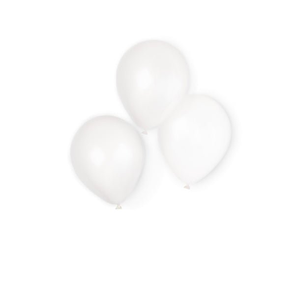 Witte Ballonnen 20,3cm 10st van Riethmueller koop je bij Partywinkel