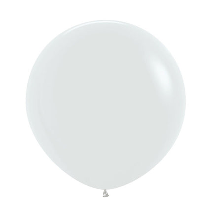 Witte Ballonnen Latex 61cm 3st van Sempertex koop je bij Partywinkel