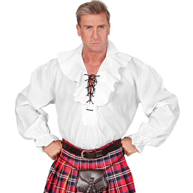 Witte Blouse Heren Piraten/Renaissance van Widmann koop je bij Partywinkel