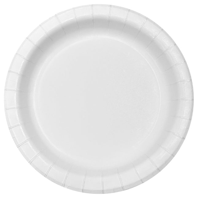 Witte Borden 26cm 10st van Procos koop je bij Partywinkel