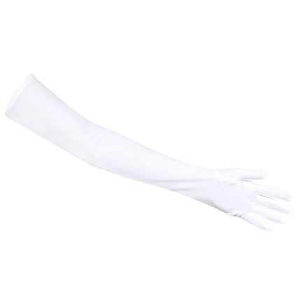 Witte Handschoenen Lang 40cm van Boland koop je bij Partywinkel