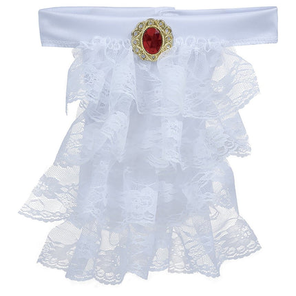 Witte Kraag Kant van Fiestas Guirca koop je bij Partywinkel