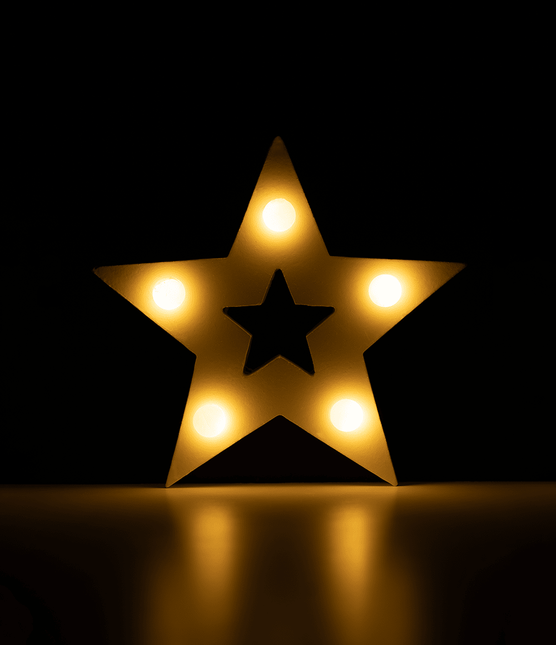 Witte Licht Ster van Paper Dreams koop je bij Partywinkel