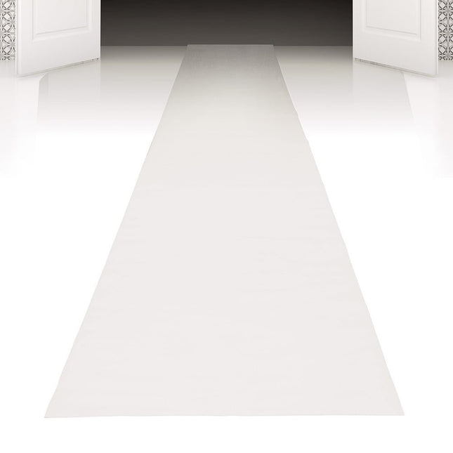 Witte Loper 60cm 4,5m van Boland koop je bij Partywinkel