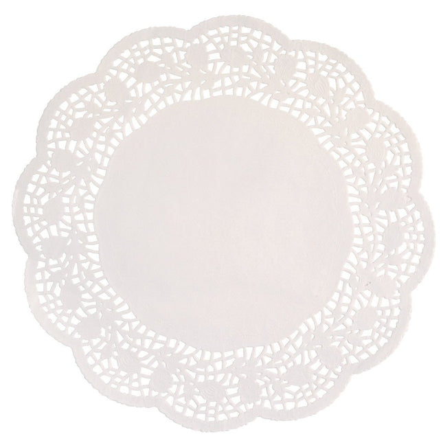 Witte Placemat Papier 21cm 28st van Unique koop je bij Partywinkel