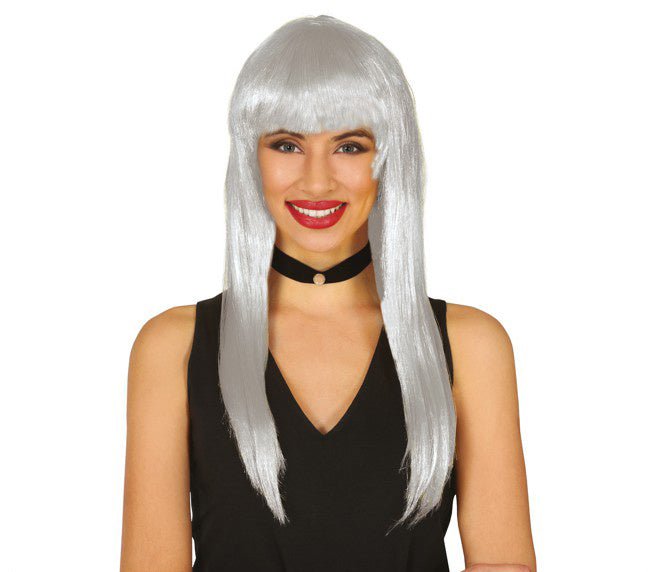 Witte Pruik Pony van Fiestas Guirca koop je bij Partywinkel
