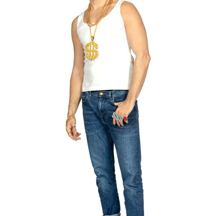 Witte Tanktop Heren van Wilbers & Wilbers koop je bij Partywinkel