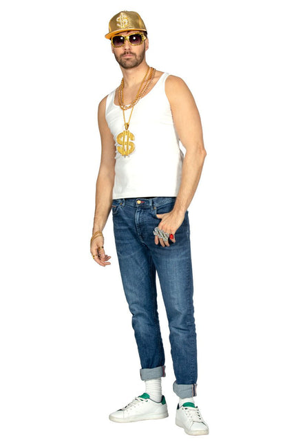 Witte Tanktop Heren van Wilbers & Wilbers koop je bij Partywinkel