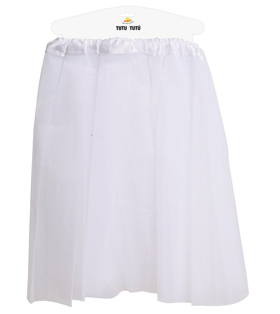 Witte Tutu 40cm van Fiestas Guirca koop je bij Partywinkel