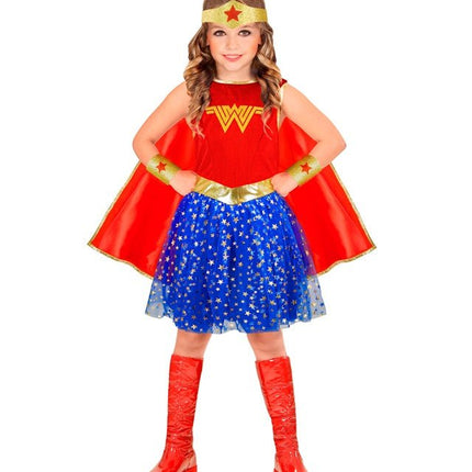 Wonder Girl Rood Blauw van Widmann koop je bij Partywinkel