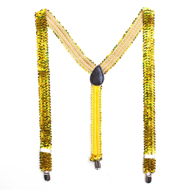 Bretelles à paillettes fluo, 2,5 cm