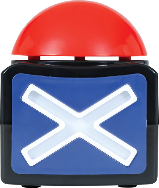 X Button Met Licht En Geluid 10cm - Partywinkel - 8434077315392