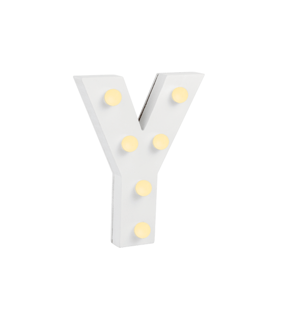 Y Licht Letter 16,5cm van Paper Dreams koop je bij Partywinkel