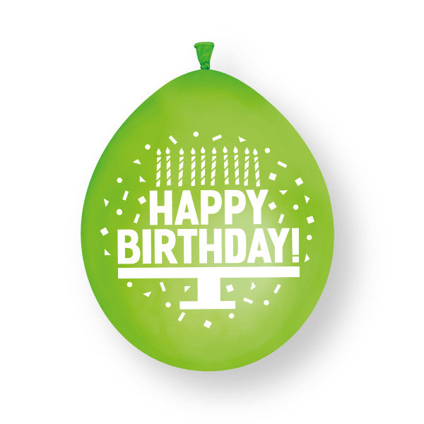 10pcs Happy Birthday 9" Ballons en latex