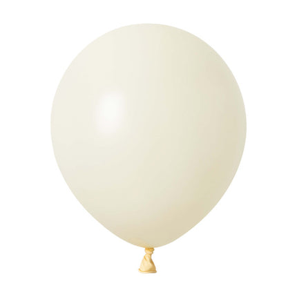 Ballons couleur ivoire 30 cm, lot de 50