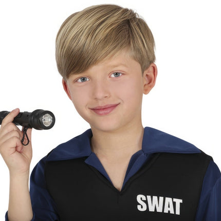 Zaklamp Zwart 17cm van Fiestas Guirca koop je bij Partywinkel