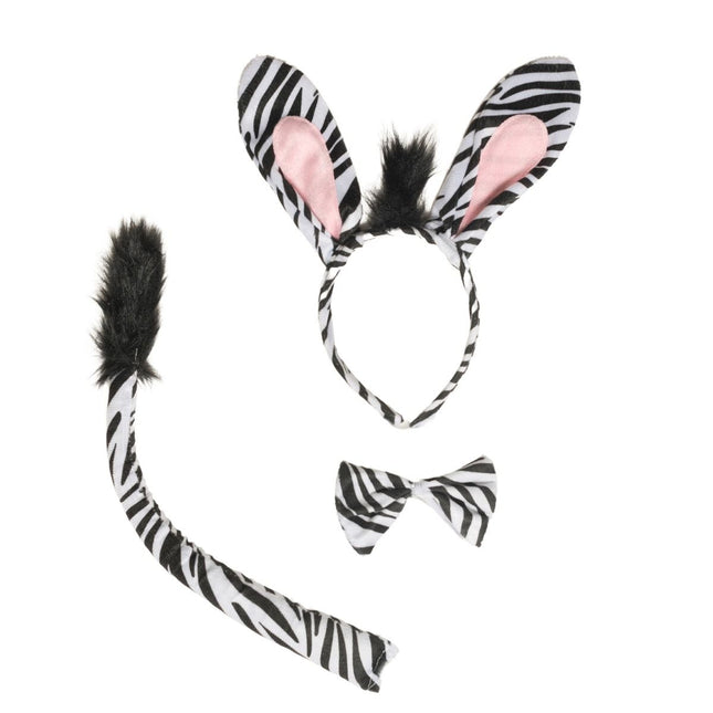 Zebra Set van Partychimp koop je bij Partywinkel