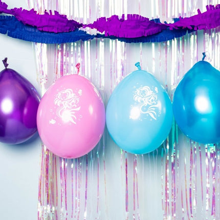 Zeemeermin Ballonnen 30cm 8st van Folat koop je bij Partywinkel