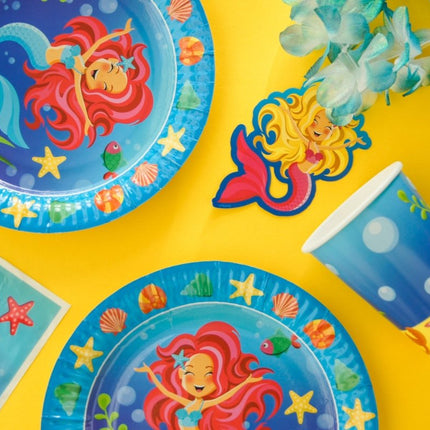 Zeemeermin Servetten Feest 33cm 20st van Folat koop je bij Partywinkel