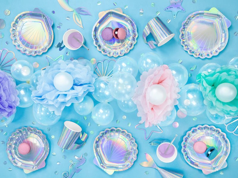 Zeemeermin Taart Topper Set 3 delig van Partydeco koop je bij Partywinkel