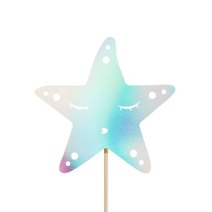 Zeemeermin Taart Topper Set 3 delig van Partydeco koop je bij Partywinkel