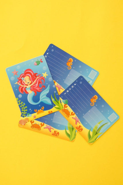 Zeemeermin Uitnodigingen Feest 8st van Folat koop je bij Partywinkel
