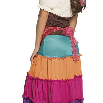 Zigeuner Jurk Gekleurd - Partywinkel - 8712026877734