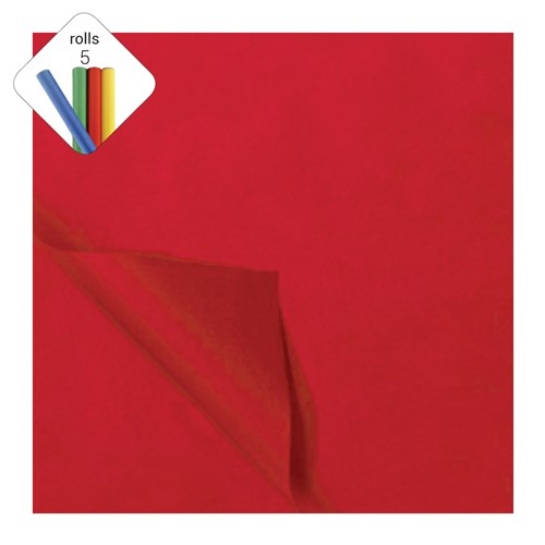 Papier de soie rouge foncé 50x70cm