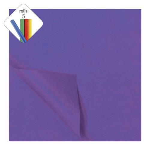 Papier molleton de soie violet 50x70cm