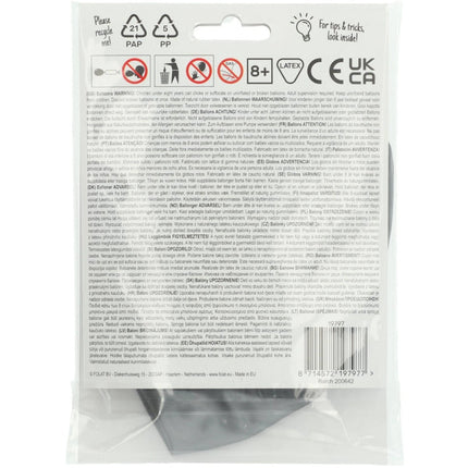 Zilveren Ballon Metallic Moondust Silver 80cm van Folat koop je bij Partywinkel