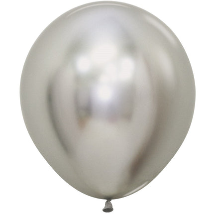Zilveren Ballonnen 45cm 15st van Sempertex koop je bij Partywinkel