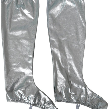 Zilveren Laarskappen 45cm - Partywinkel - 8434077270868