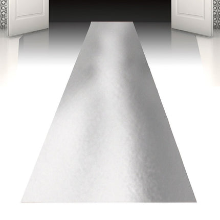 Zilveren Loper 60cm 4,5m van Boland koop je bij Partywinkel