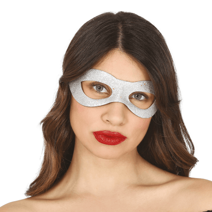 Zilveren Masker van Fiestas Guirca koop je bij Partywinkel