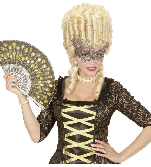 Zilveren Oogmasker Kant van Widmann koop je bij Partywinkel