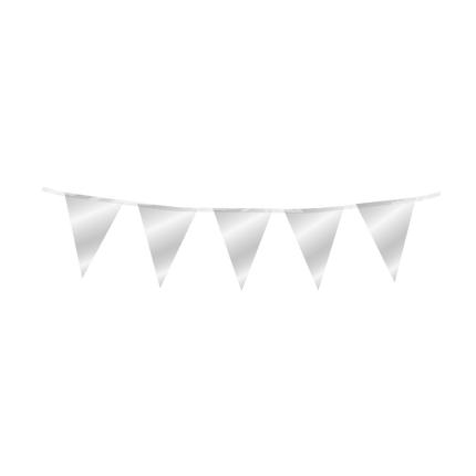 Zilveren Slinger Mini Folie 3m - Partywinkel - 8716764246333