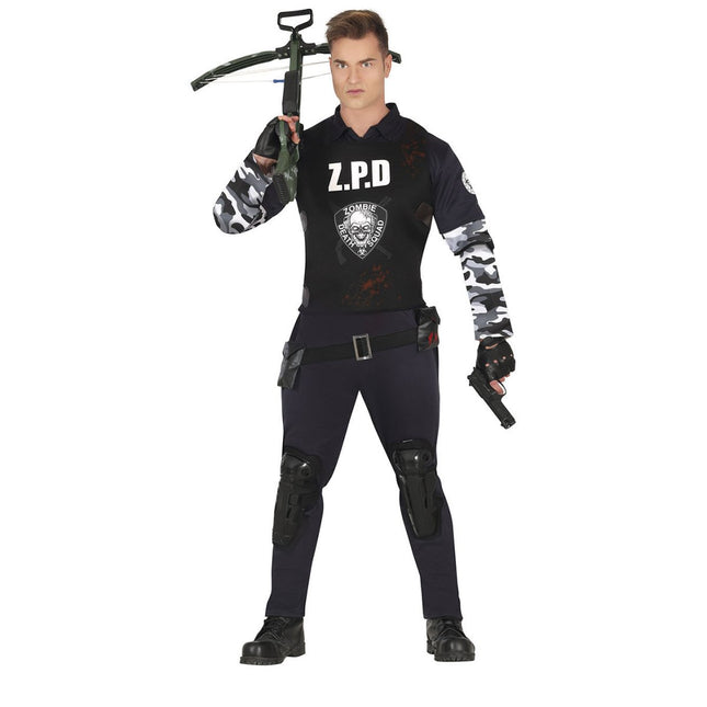 Zombie jager Halloween Kostuum Heren van Fiestas Guirca koop je bij Partywinkel