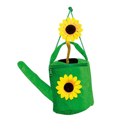 Zonnebloem Gieter Schoudertas Groen 34cm van CHAKS koop je bij Partywinkel