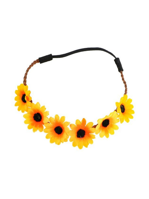 Zonnebloem Hoofdband van CHAKS koop je bij Partywinkel